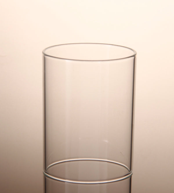 Replacement Gas Lantern Glass Lampshade, Glass Cover for Camping Tent Kerosene Pressure Lamp Light,  height 4 3/8 inches, diameter 4 1/4 inches.