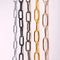 Pendant Light Fixture Chain Iron Chain for Chandeliers On High Ceilings Basket Hanging Chain for Decoration (Gold)