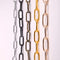 Pendant Light Fixture Chain Iron Chain for Chandeliers On High Ceilings Basket Hanging Chain for Decoration (Silver)