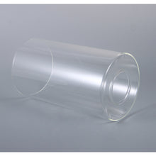 Load image into Gallery viewer, Glass Cylinder Glass Shade Accessory Glass Lamp Fixture Shade Replacement Glass Piece with 1-5/8 Inch Fitter Multiple Specifications (Clear)