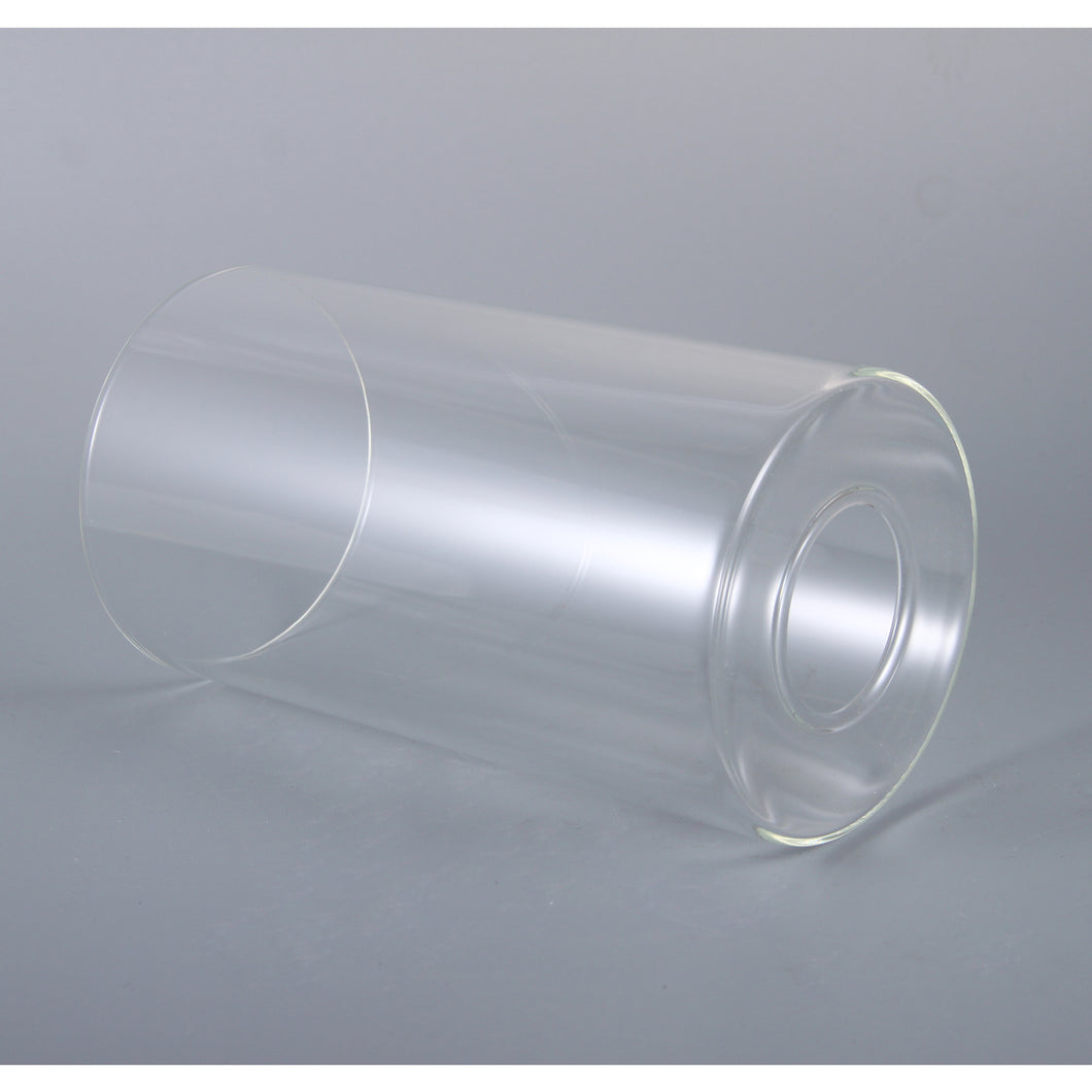 Glass Cylinder Glass Shade Accessory Glass Lamp Fixture Shade Replacement Glass Piece with 1-5/8 Inch Fitter Multiple Specifications (Clear)