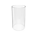 Borosilicate Glass, Clear Candle Holder, Glass Chimney for Candle Open Ended, Glass Hurricane Candle Holders Diameter 6 inches