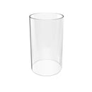 Borosilicate Glass, Clear Candle Holder, Glass Chimney for Candle Open Ended, Glass Hurricane Candle Holders Diameter 2 inches