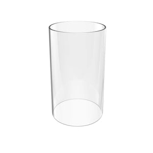 Borosilicate Glass, Clear Candle Holder, Glass Chimney for Candle Open Ended, Glass Hurricane Candle Holders Diameter 7 inches