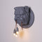 Dog Head Wall Lamp Wall Light Wall Sconces Fixture for Corridor,Bedroom,Kitchen,Restaurant,Cafe Bar, Living Room