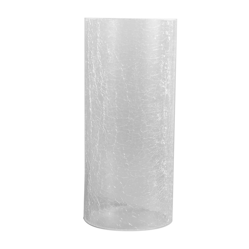 Cylinder Cracked Glass Shade Glass Lamp Fixture Shade Replacement Glass Pieces with Diameter Any size