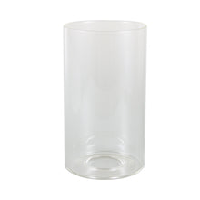 Load image into Gallery viewer, Glass Cylinder Glass Shade Accessory Glass Lamp Fixture Shade Replacement Glass Piece with 1-5/8 Inch Fitter Multiple Specifications (Clear)
