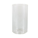 Glass Cylinder Glass Shade Accessory Glass Lamp Fixture Shade Replacement Glass Piece with 1-5/8 Inch Fitter Multiple Specifications (Clear)