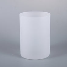 Load image into Gallery viewer, Frosted Glass Cylinder Glass Shade Accessory Glass Lamp Fixture Shade Replacement Glass Piece with 1-5/8 Inch Fitter Multiple Specifications