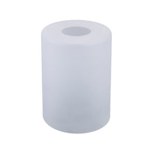 Load image into Gallery viewer, Frosted Glass Cylinder Glass Shade Accessory Glass Lamp Fixture Shade Replacement Glass Piece with 1-5/8 Inch Fitter Multiple Specifications