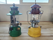 Load image into Gallery viewer, Replacement Gas Lantern Glass Lampshade, Glass Cover for Camping Tent Kerosene Pressure Lamp Light,  height 4 3/8 inches, diameter 4 1/4 inches.